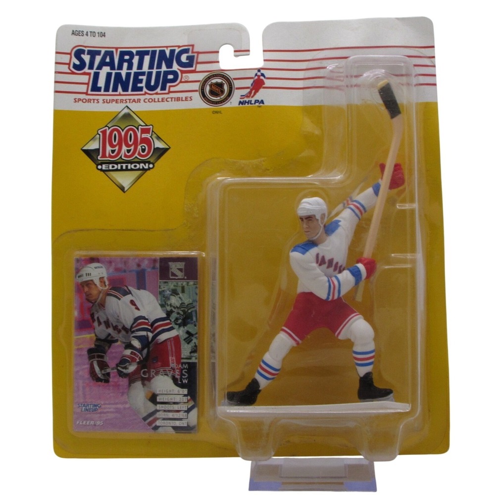 1995 Starting Lineup Adam Graves New York Rangers Hockey Figure